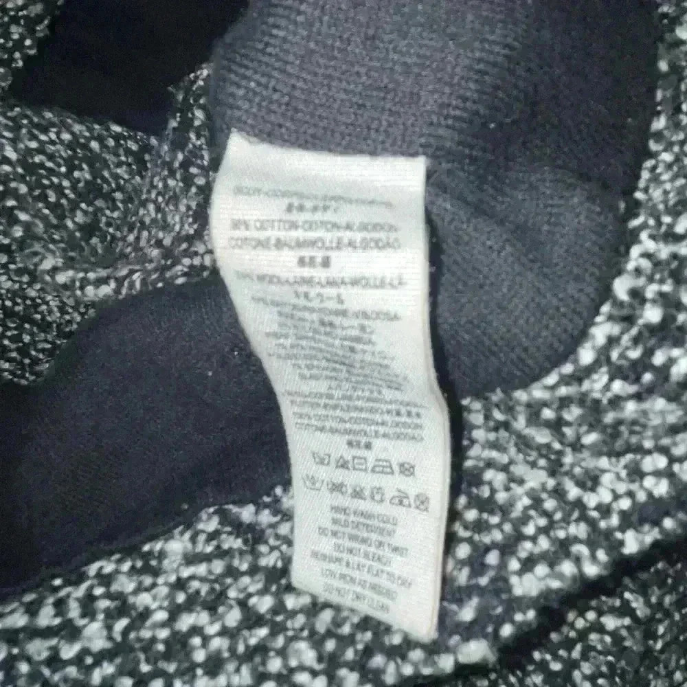 Free People Slouchy Boho Utility Moto Jacket Marled Black - Picture 4 of 7